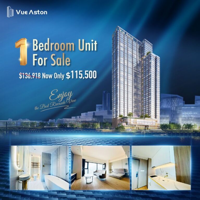 1-комнатная квартира во VUE ASTON – Большая планировка и вид на реку!